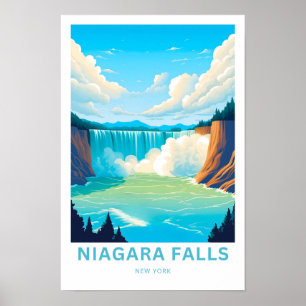 Niagara Falls New York Travel Poster