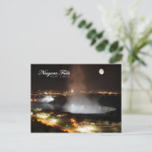 Niagara Falls Night Lights Postkarte (Stehend Vorderseite)