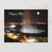 Niagara Falls Night Lights Postkarte (Vorderseite)