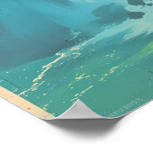 Niagara Falls Nostalgia: Vintage Art Reisen Poster (Ecke)