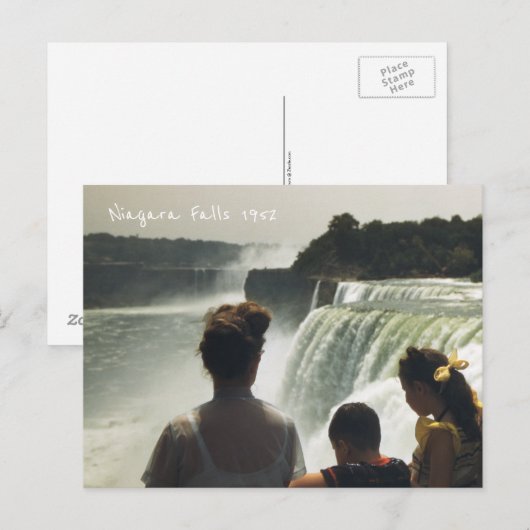 Niagara Falls NY 1952 Postkarte (Vorne/Hinten)