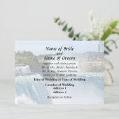 Niagara Falls NY - Blick von der amerikanischen Se Einladung (Stehend Vorderseite)