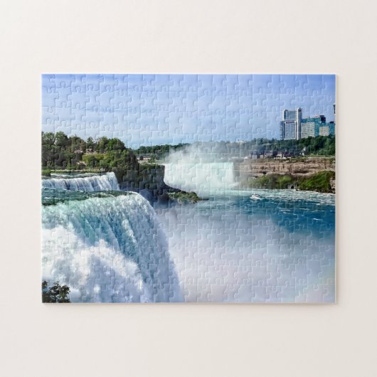 Niagara Falls NY - Blick von der amerikanischen Se Puzzle (Horizontal)