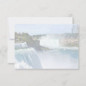 Niagara Falls NY - Blick von der amerikanischen Se RSVP Karte (Rückseite)