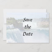 Niagara Falls NY - Blick von der amerikanischen Se Save The Date (Rückseite)