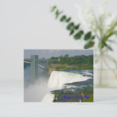 Niagara Falls NY Postkarte (Stehend Vorderseite)
