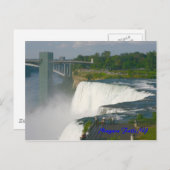 Niagara Falls NY Postkarte (Vorne/Hinten)
