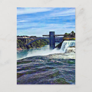 Niagara Falls NY: Prospektbeobachtungsturm Postkarte