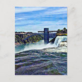 Niagara Falls NY: Prospektbeobachtungsturm Postkarte (Vorderseite)