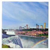 Niagara Falls NY - Unter dem Regenbogen Fliese (Vorderseite)
