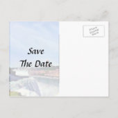 Niagara Falls NY - Unter dem Regenbogen Save the D Ankündigungspostkarte (Rückseite)