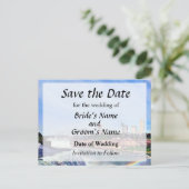 Niagara Falls NY - Unter dem Regenbogen Save the D Ankündigungspostkarte (Stehend Vorderseite)