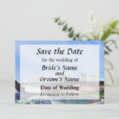 Niagara Falls NY - Unter dem Regenbogen Save the D Date (Stehend Vorderseite)