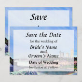 Niagara Falls NY - Unter dem Regenbogen Save the D Date (Vorne/Hinten)
