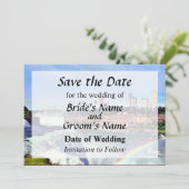 Niagara Falls NY - Unter dem Regenbogen Save the D Date (Stehend Vorderseite)