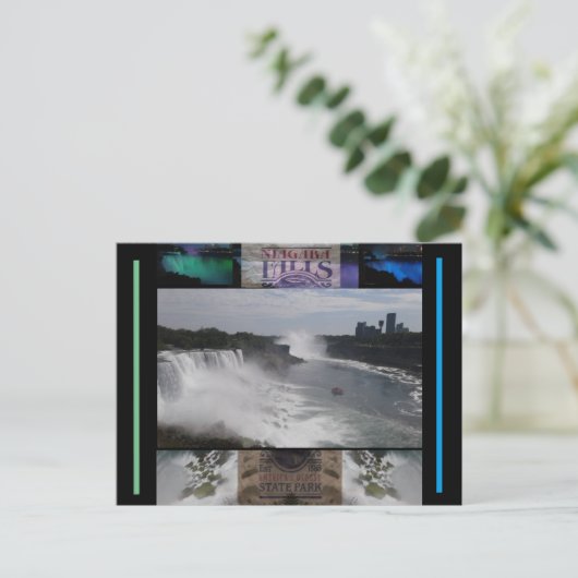 Niagara Falls Oldest Staat Park Postkarte (Stehend Vorderseite)