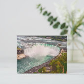 Niagara Falls on Canvas Post Card Postkarte (Stehend Vorderseite)