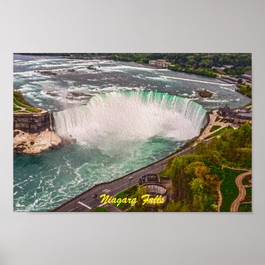 Niagara Falls on Leinwand Poster (Vorne)