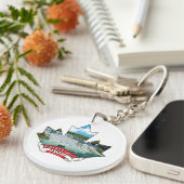 Niagara Falls, Ontario Canada Maple Schlüsselanhänger (Vorderseite rechts)