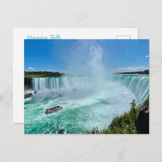 Niagara Falls, Ontario, Kanada Postkarte (Vorne/Hinten)