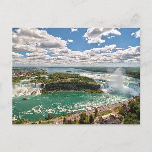 Niagara Falls, Ontario, Kanada Postkarte (Vorderseite)