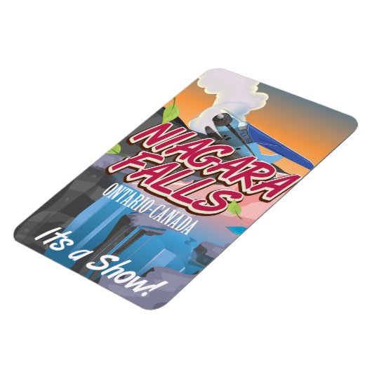 Niagara Falls Ontario Kanada Reiseplakat Magnet (Linke Seite)