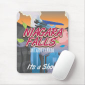 Niagara Falls Ontario Kanada Reiseplakat Mousepad (Mit Mouse)