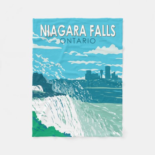 Niagara Falls Ontario Kunst, Dichtung und Musik Vi Fleecedecke (Vorderseite)