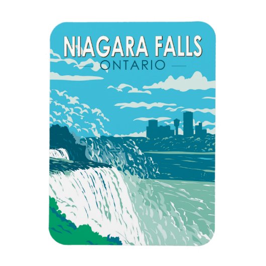 Niagara Falls Ontario Kunst, Dichtung und Musik Vi Magnet (Vertikal)