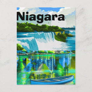 Niagara Falls Ontario Reise Postkarte, Reise Wand Postkarte