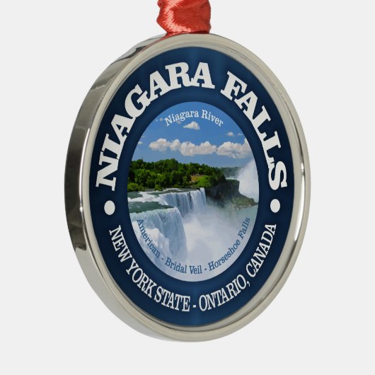 Niagara Falls Ornament Aus Metall (Rechts)