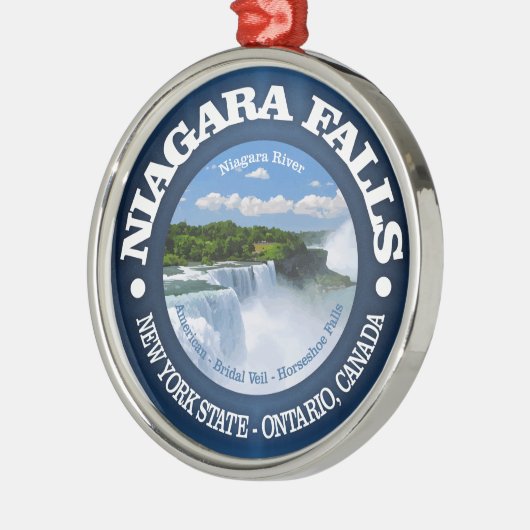 Niagara Falls Ornament Aus Metall (Links)