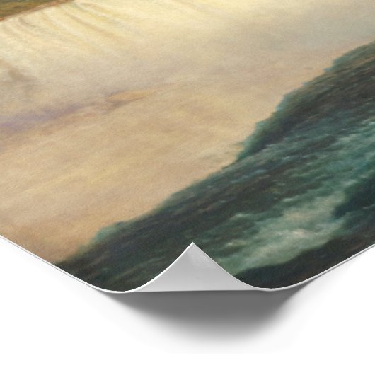 Niagara Falls Painting Poster (Ecke)