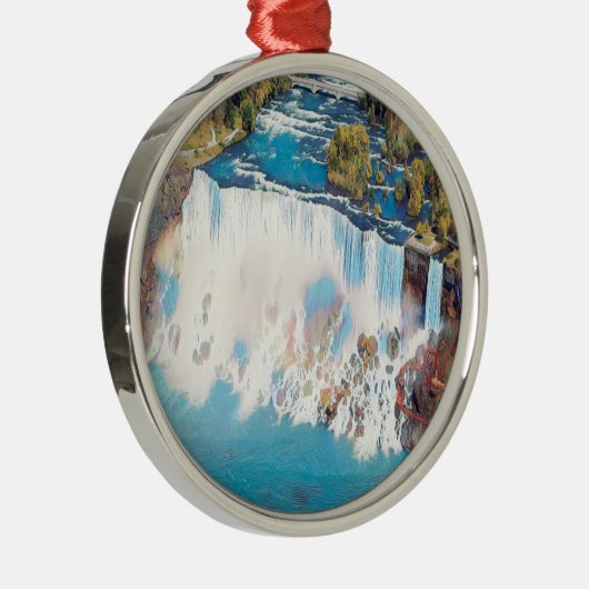 NIAGARA FALLS - Panorama Ornament Aus Metall (Rechts)