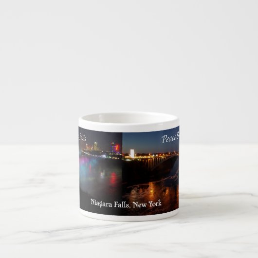 Niagara Falls Peace Bridge Espresso Tasse (Vorderseite)