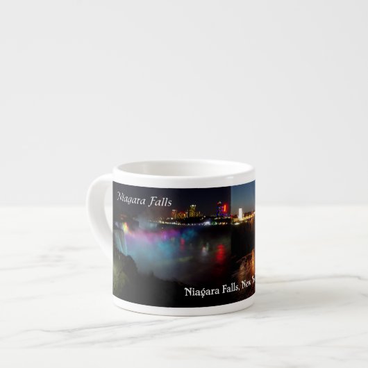 Niagara Falls Peace Bridge Espresso Tasse (Vorderseite Links)