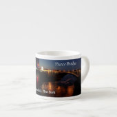 Niagara Falls Peace Bridge Espresso Tasse (Vorderseite Rechts)