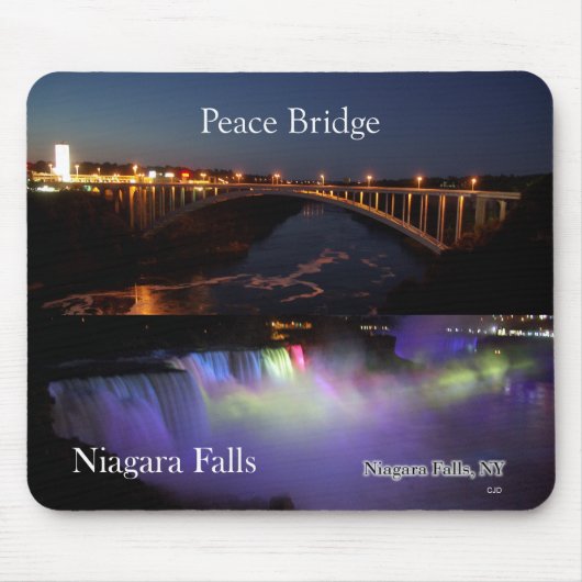 Niagara Falls & Peace Bridge Mousepad (Vorne)