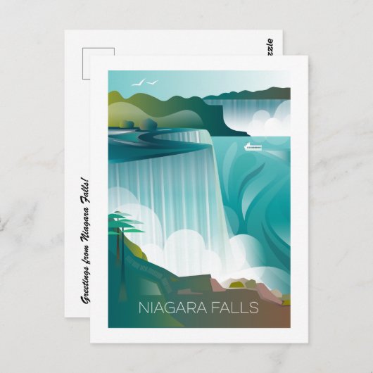 Niagara Falls Postcard Postkarte (Vorne/Hinten)