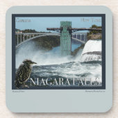 Niagara Falls Poster Getränkeuntersetzer (Vorderseite)