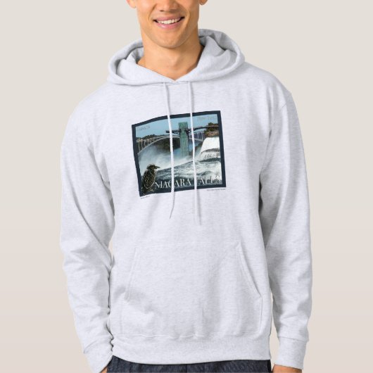 Niagara Falls Poster Hoodie (Vorderseite)