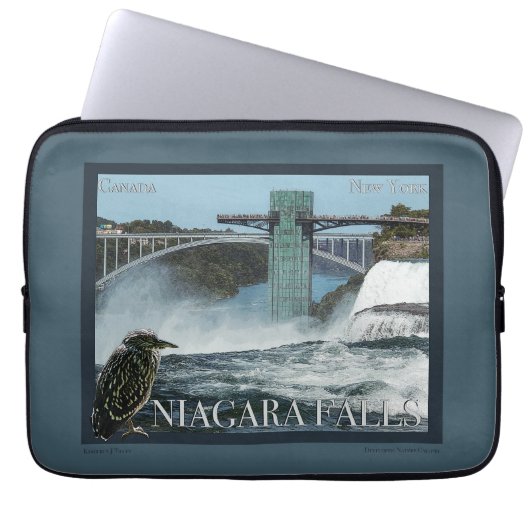 Niagara Falls Poster Laptopschutzhülle (Vorderseite)