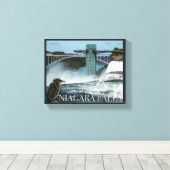 Niagara Falls Poster Leinwanddruck (Insitu (Holzboden))