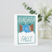 Niagara Falls Poster Postkarte (Stehend Vorderseite)