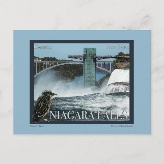 Niagara Falls Poster Postkarte (Vorderseite)