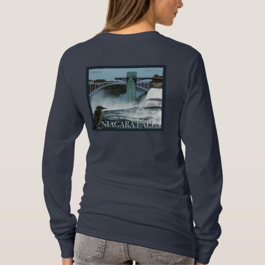 Niagara Falls Poster T-Shirt (Rückseite)