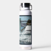 Niagara Falls Poster Trinkflasche (Rückseite)