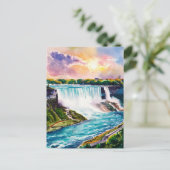 Niagara Falls Postkarte (Stehend Vorderseite)