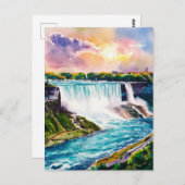 Niagara Falls Postkarte (Vorne/Hinten)