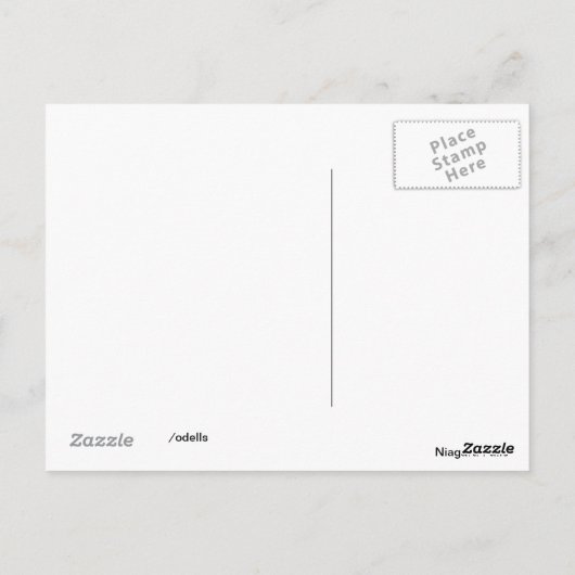 Niagara Falls Postkarte (Rückseite)